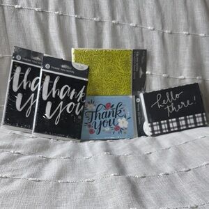 Thank You Card w/Envelopes Set of 40 cards (5 pks of cards with envelopes) NWT